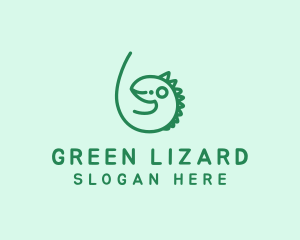 Iguana Zoo Vet logo design