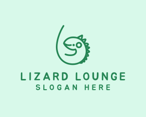 Iguana Zoo Vet logo design