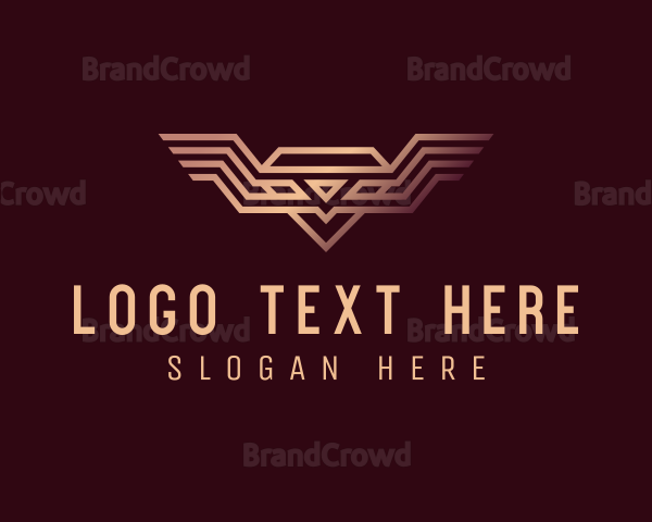 Luxury Diamond Wings Logo