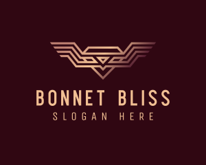 Luxury Diamond Wings logo design