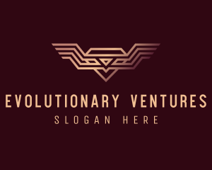 Luxury Diamond Wings logo design