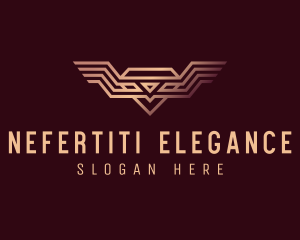 Luxury Diamond Wings logo design