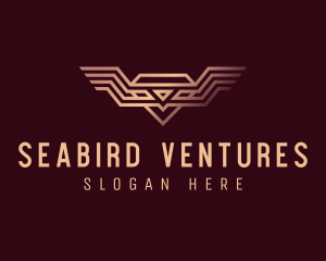 Luxury Diamond Wings logo design