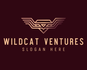 Luxury Diamond Wings logo design