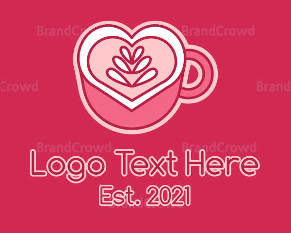 Heart Coffee Mug Logo