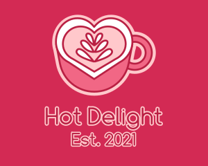 Heart Coffee Mug logo design