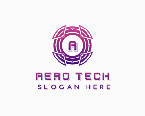 Tech Software Cyberspace logo design