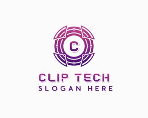 Tech Software Cyberspace logo design