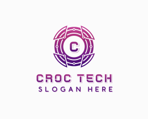 Tech Software Cyberspace logo design