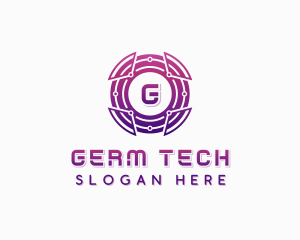 Tech Software Cyberspace logo design