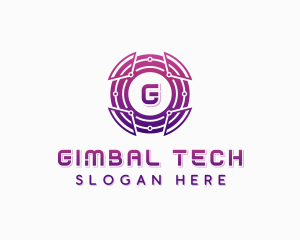 Tech Software Cyberspace logo design