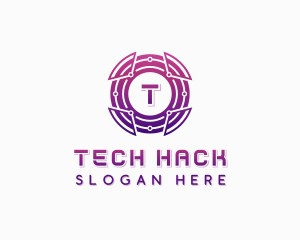 Tech Software Cyberspace logo design