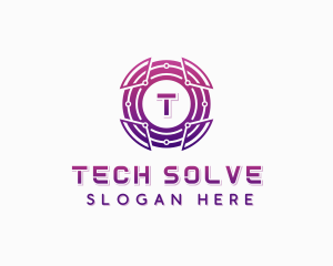 Tech Software Cyberspace logo design