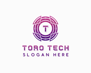 Tech Software Cyberspace logo design