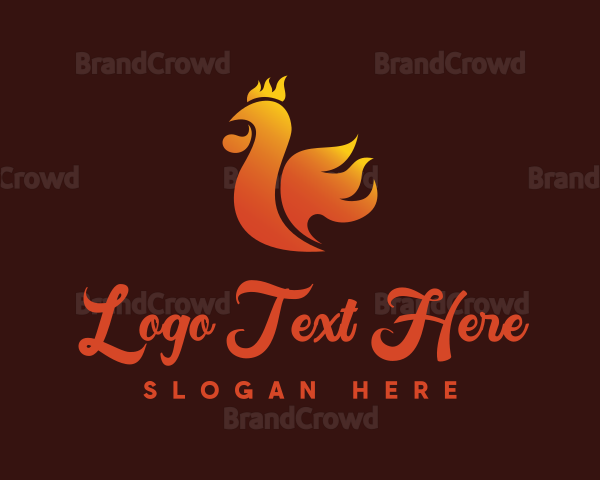 Spicy Chicken Flame Logo