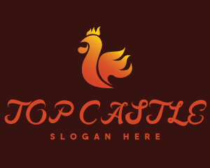 Spicy Chicken Flame Logo
