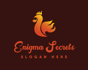 Spicy Chicken Flame logo design