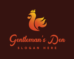 Spicy Chicken Flame logo design