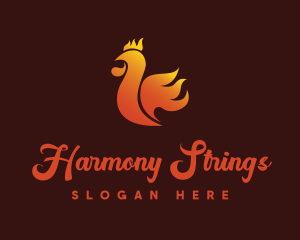 Spicy Chicken Flame logo design