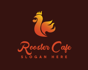 Spicy Chicken Flame logo design