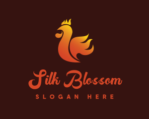 Spicy Chicken Flame logo design