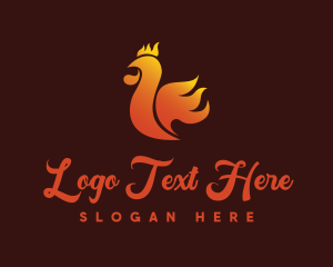 Spicy Chicken Flame Logo