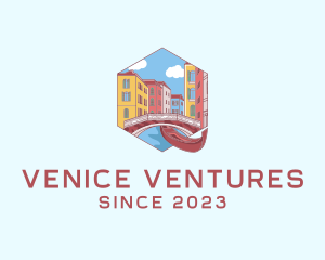 Venice - Venice Canal Tour logo design