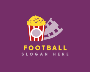 Film - Popcorn Cinema Film logo design