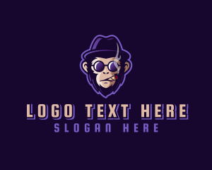 Fedora - Monkey Boss Fedora logo design