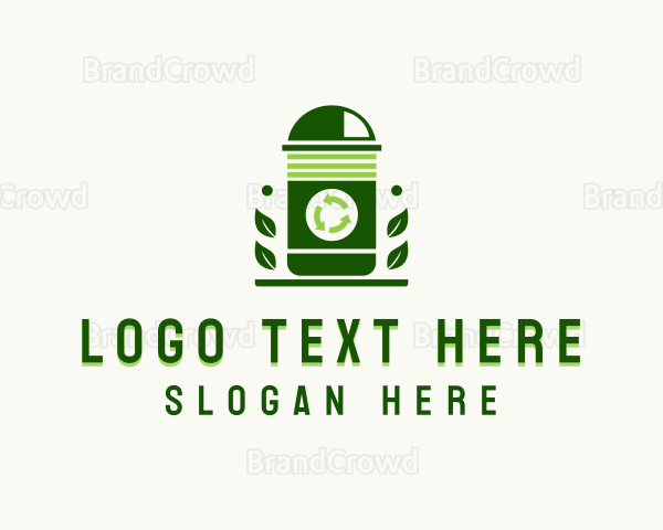 Garbage Trash Bin Logo