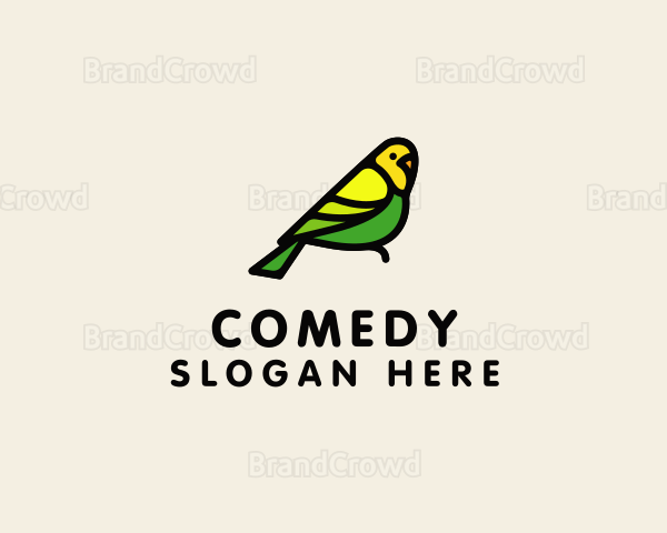 Tropical Perched Bird Logo