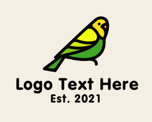 Tropical Perched Bird Logo