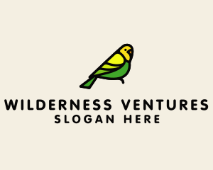 Tropical Perched Bird logo design