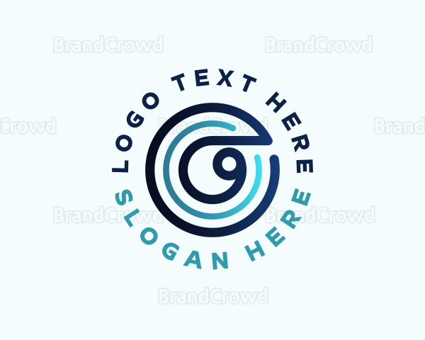 Multimedia Tech Digital Letter G Logo