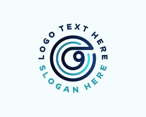 Curve - Multimedia Tech Digital Letter G logo design