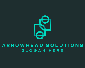 Geometric Gradient Company  logo design