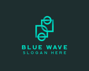 Geometric Gradient Company  logo design