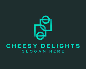 Geometric Gradient Company  logo design