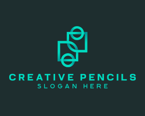 Geometric Gradient Company  logo design