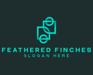 Geometric Gradient Company  logo design