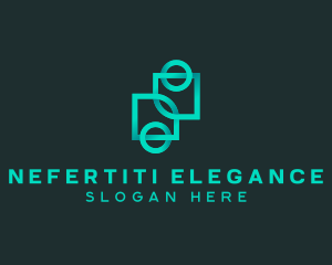 Geometric Gradient Company  logo design