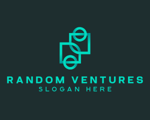 Geometric Gradient Company  logo design