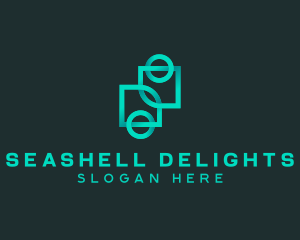 Geometric Gradient Company  logo design