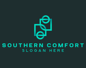 Geometric Gradient Company  logo design