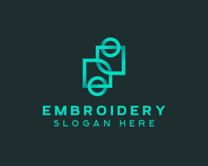 Geometric Gradient Company  logo design