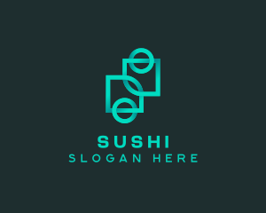 Geometric Gradient Company  logo design