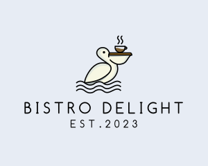 Pelican Bird Coffee logo design