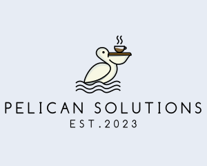 Pelican - Pelican Bird Coffee logo design