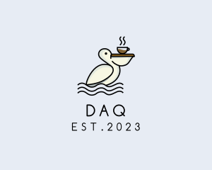 Espresso - Pelican Cafe Bird logo design