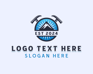 Travel - Mountain Outdoor Trekking logo design